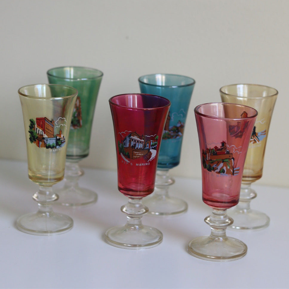 Snapsglass vintage