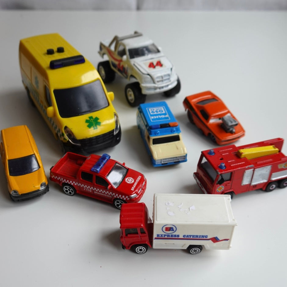 Lot med lekebiler - secondhand