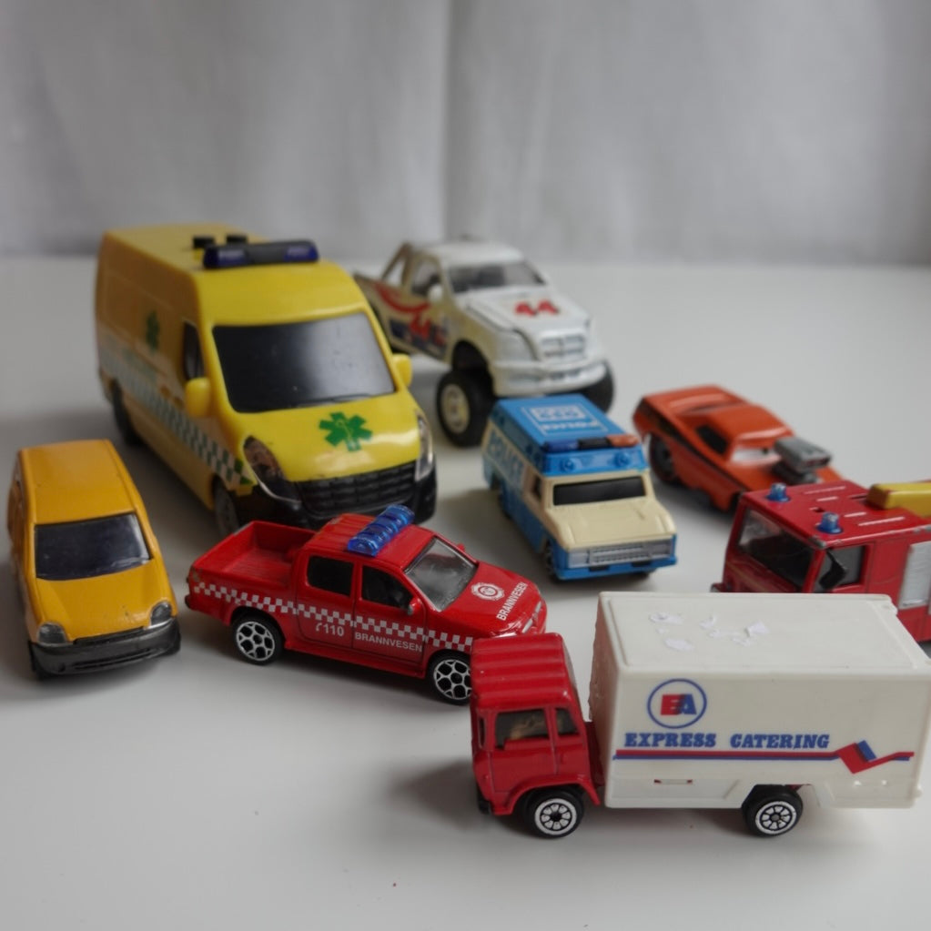 Lot med lekebiler - secondhand