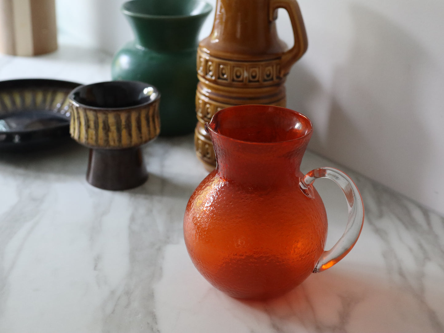 Mugge i glass - orange