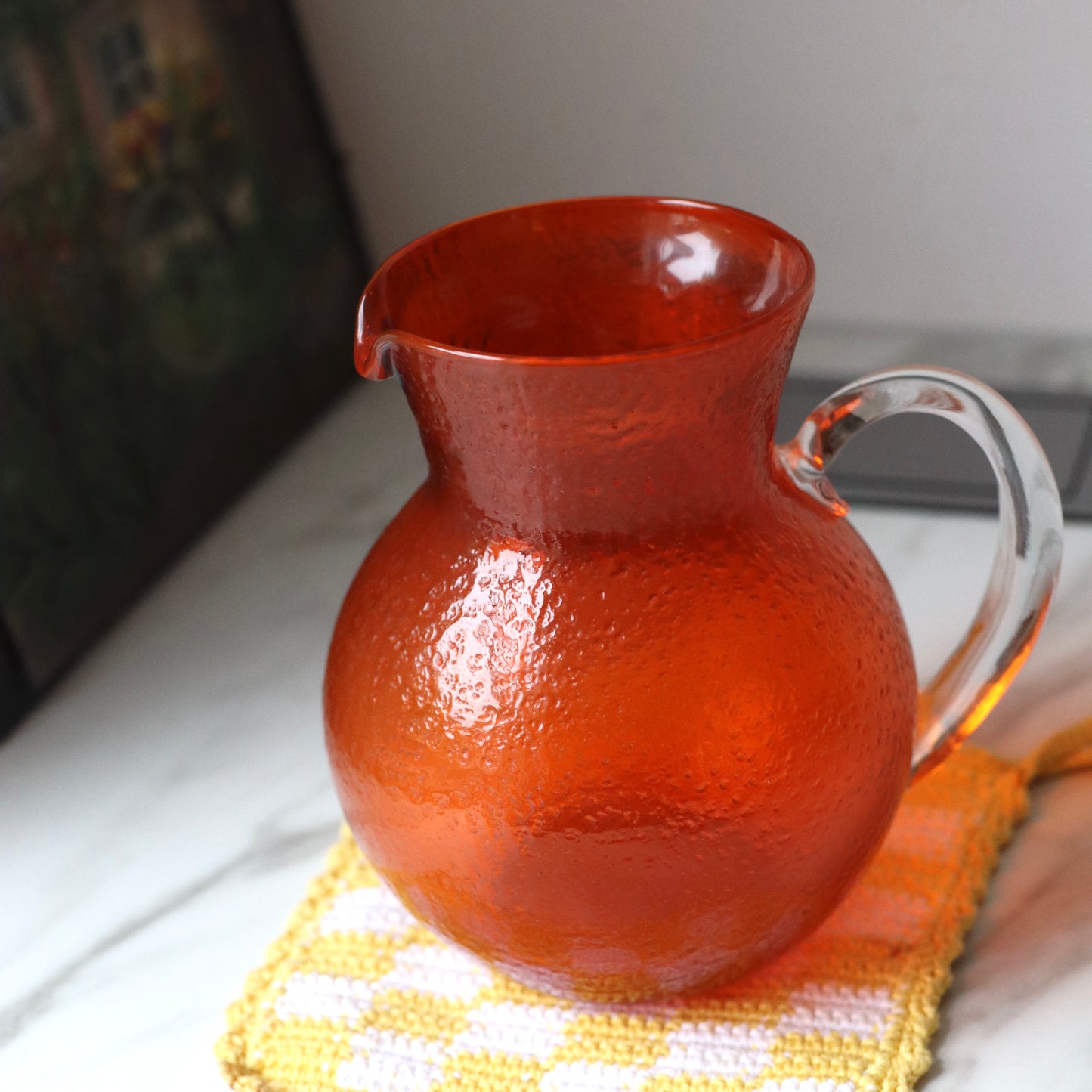Mugge i glass - orange