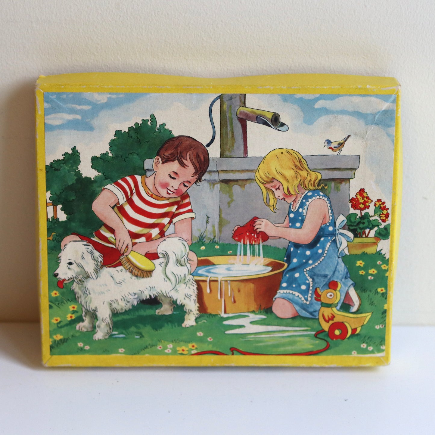 Vintage puslespill til barn