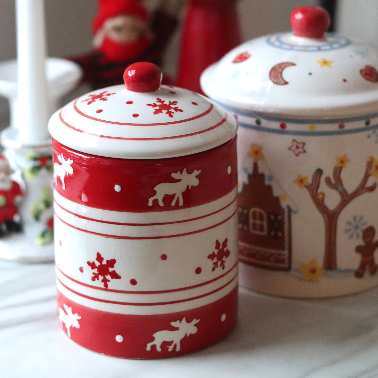 Krukker til julegodter - secondhand