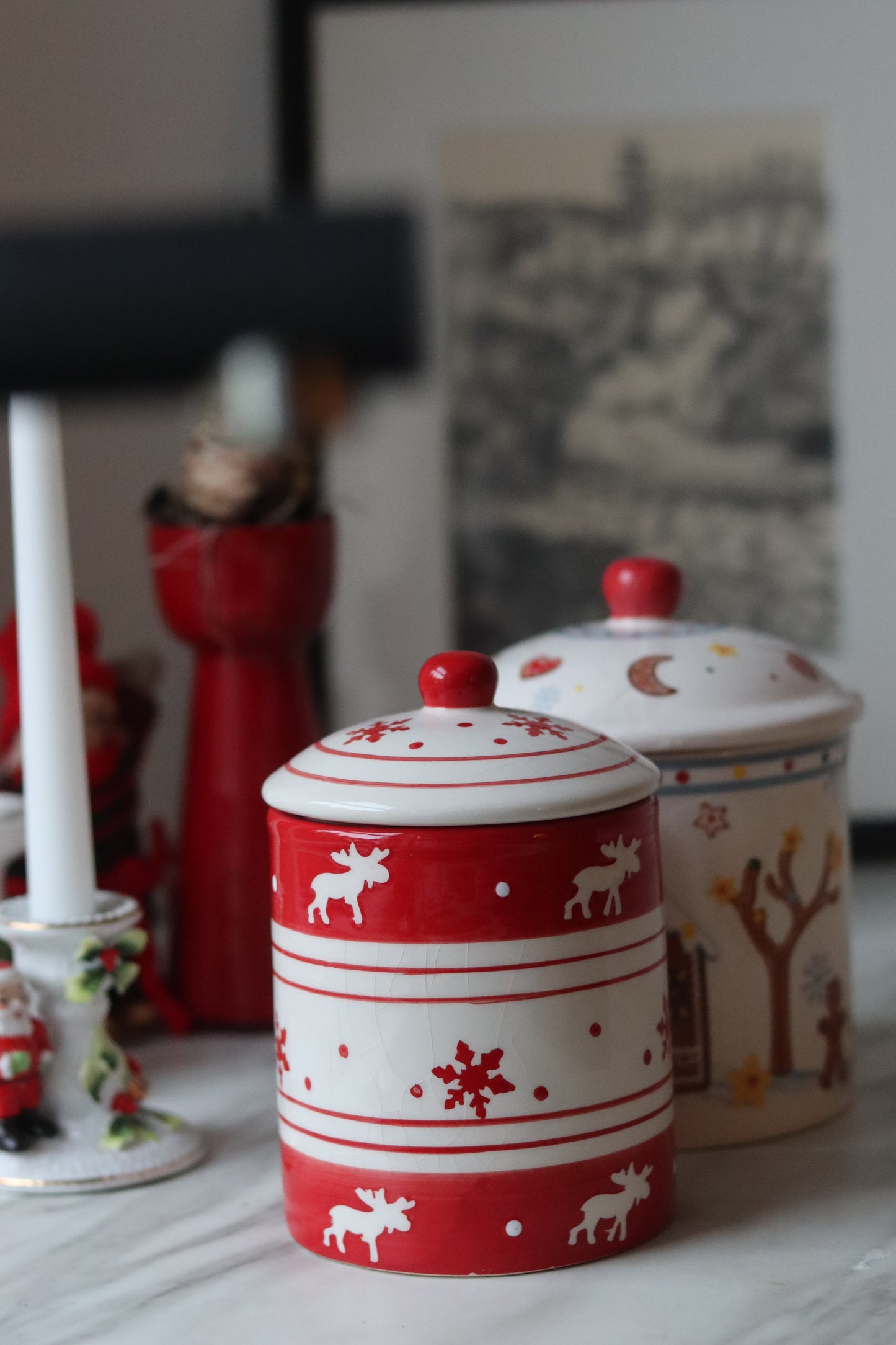 Krukker til julegodter - secondhand