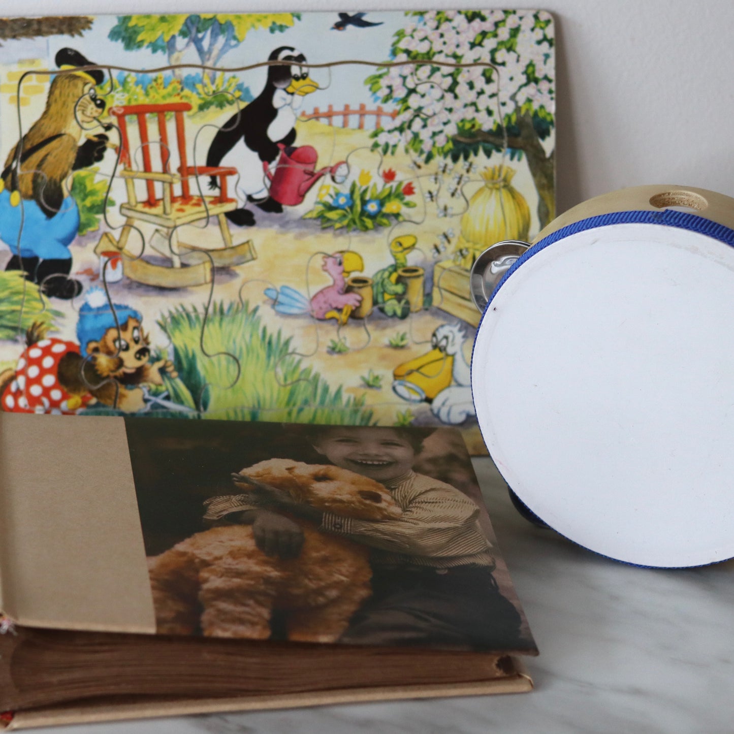 Puslespill til barn secondhand, med mer
