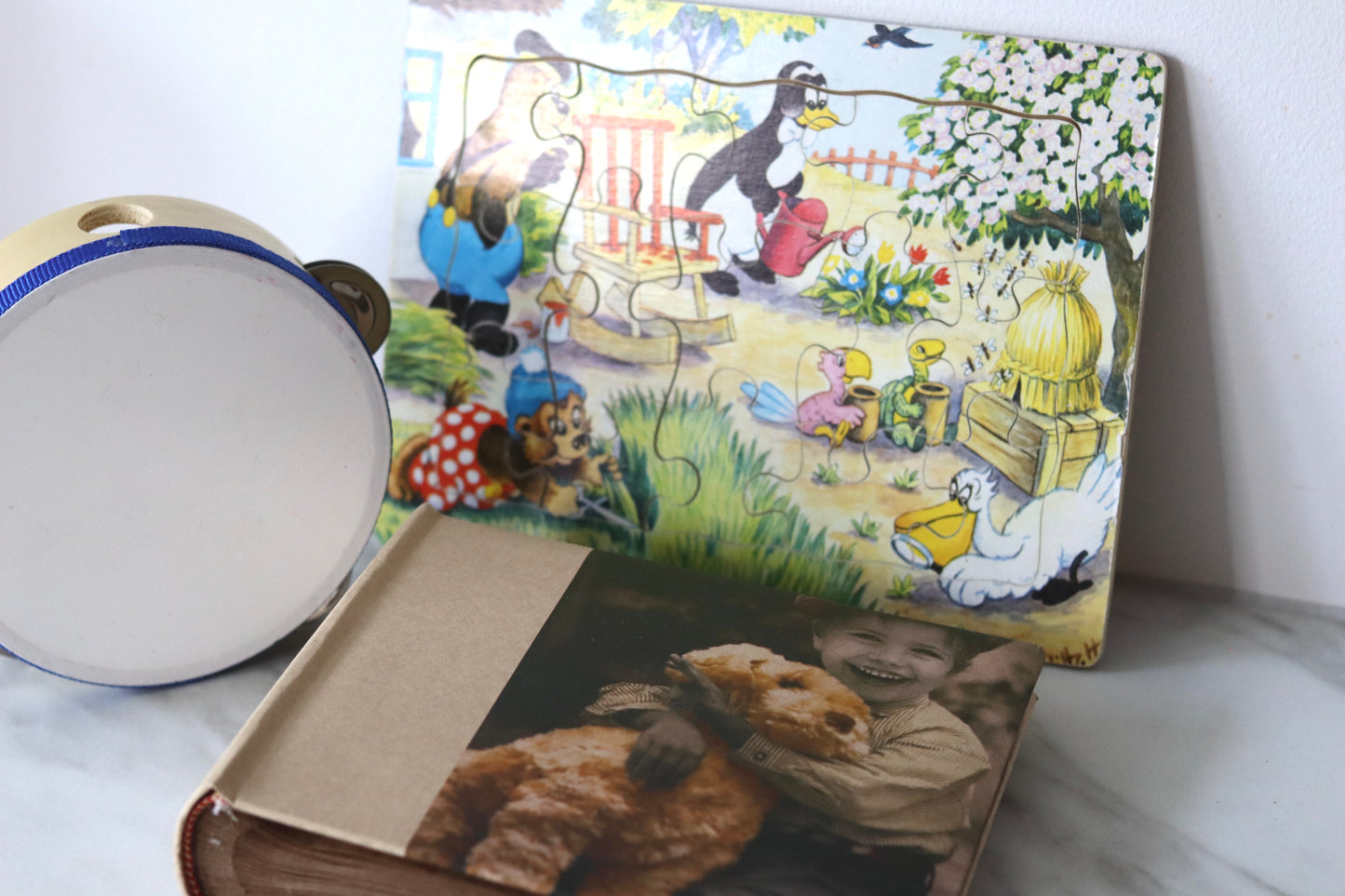 Puslespill til barn secondhand, med mer