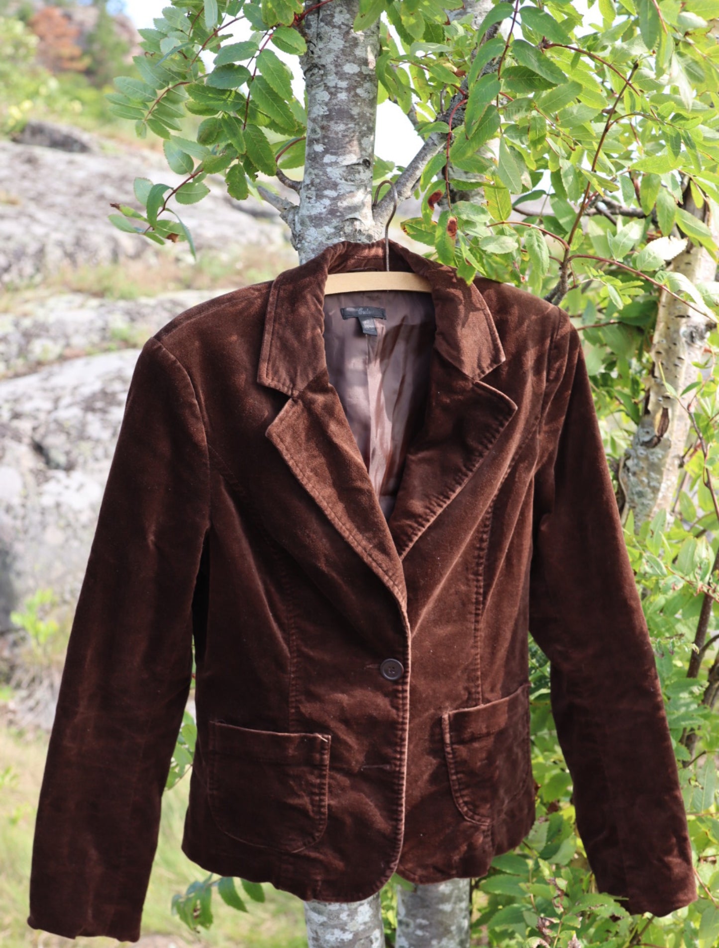 Blazer i kordfløyel - secondhand