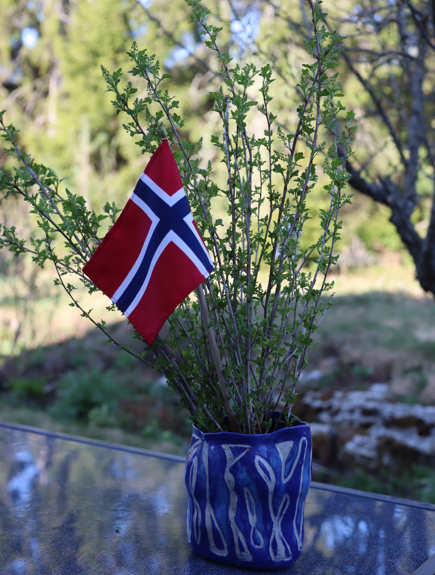 Vase i keramikk - vintage