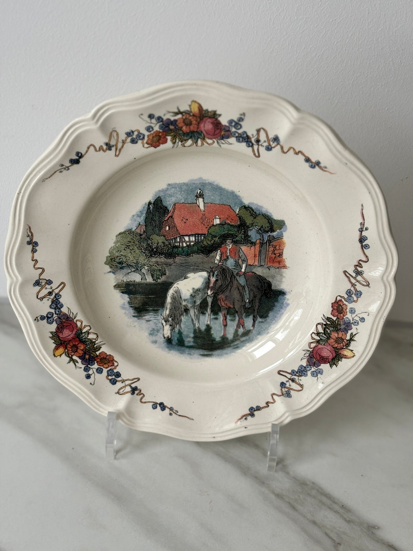 Vintageservise fra Sarreguemines, Frankrike