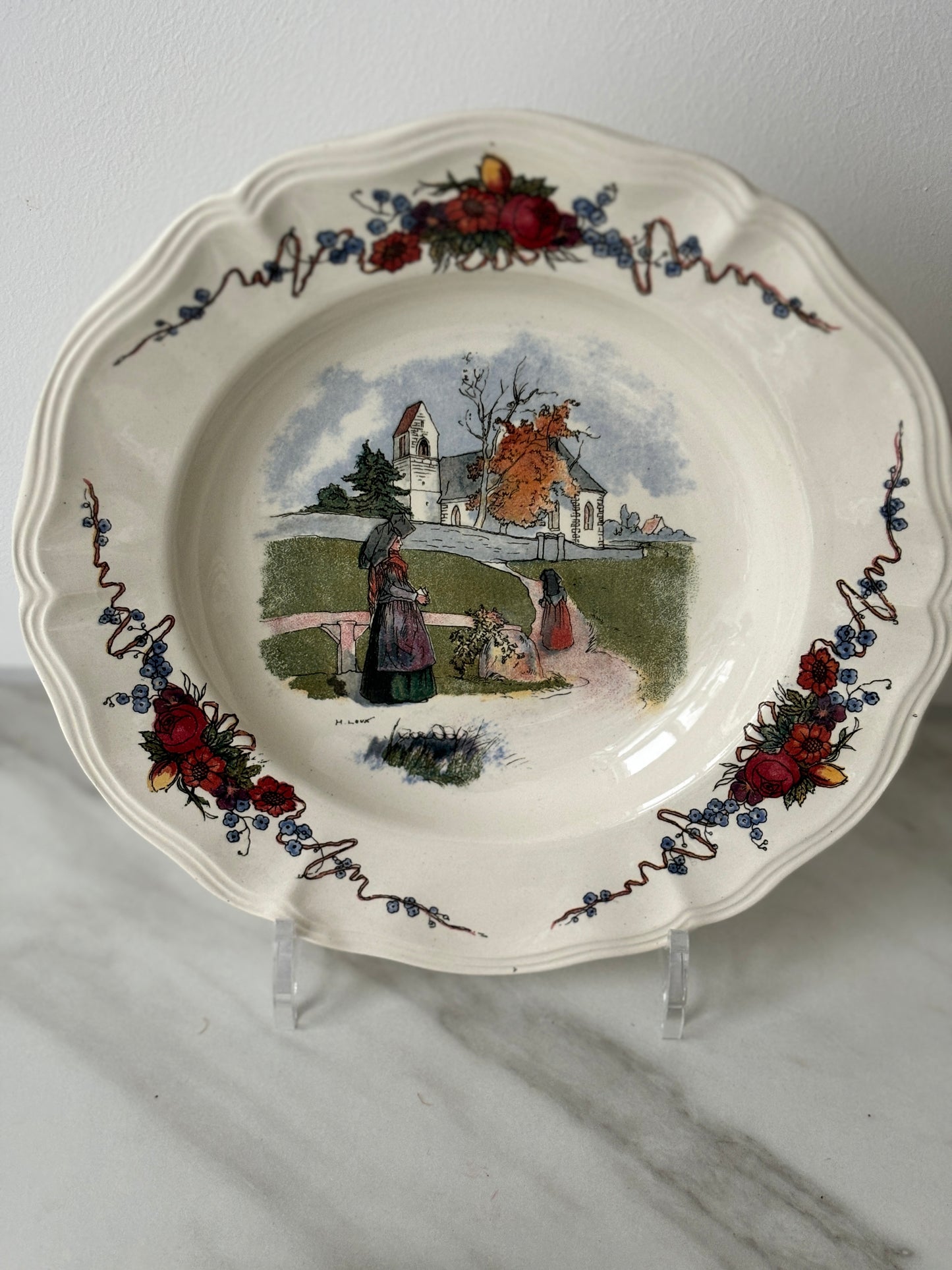 Vintageservise fra Sarreguemines, Frankrike