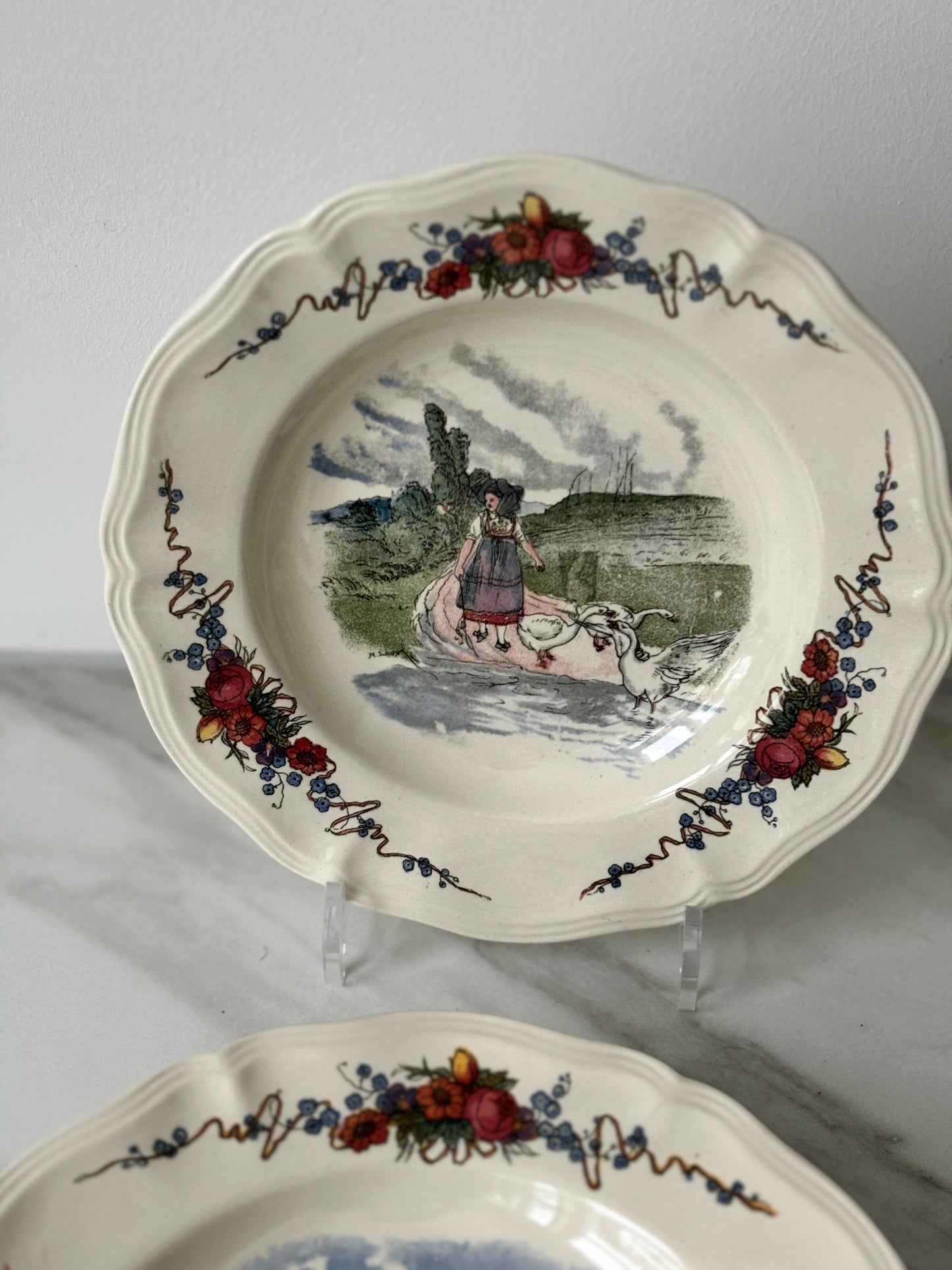 Vintageservise fra Sarreguemines, Frankrike