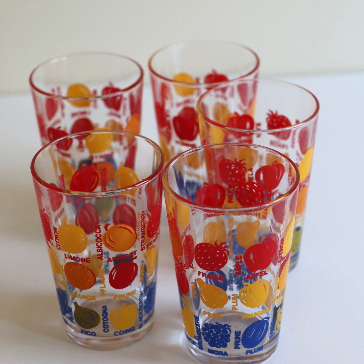 Retro saftglass