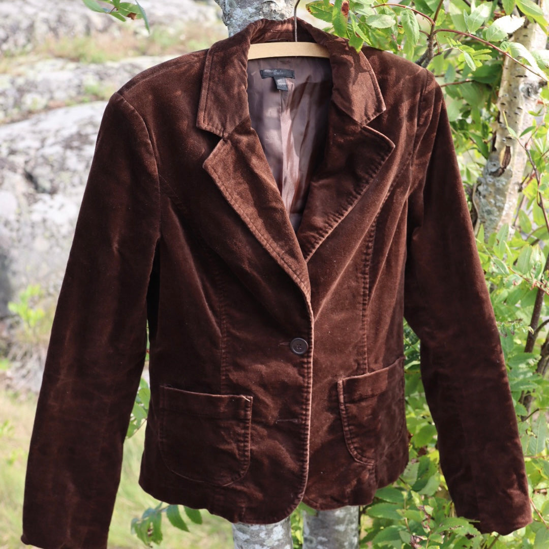 Blazer i kordfløyel - secondhand