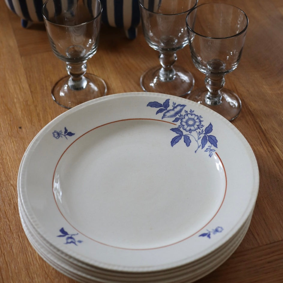 Middagstallerkener fra Figgjo flint, vintage
