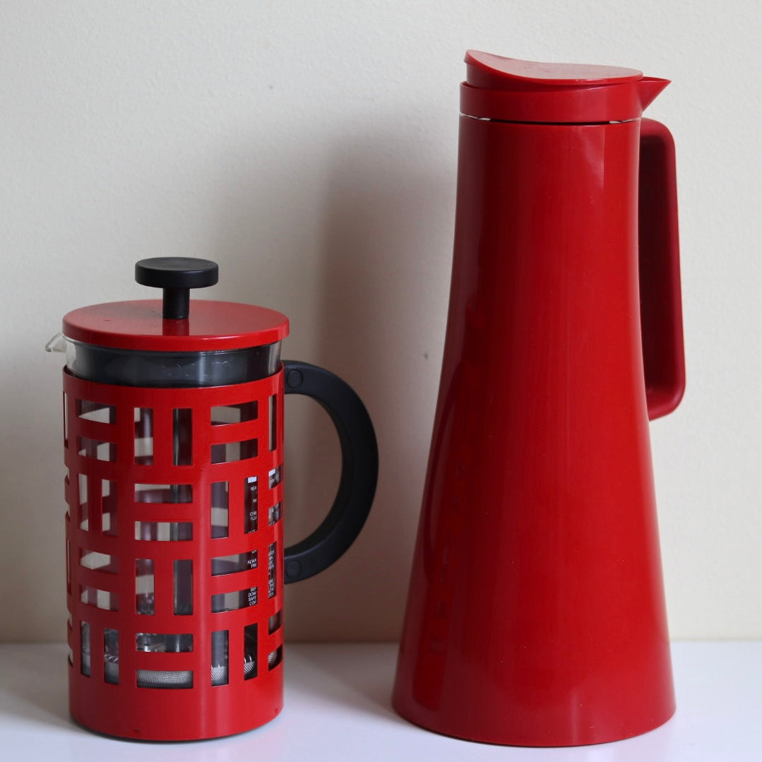 Bodum tv-kanne rød, secondhand