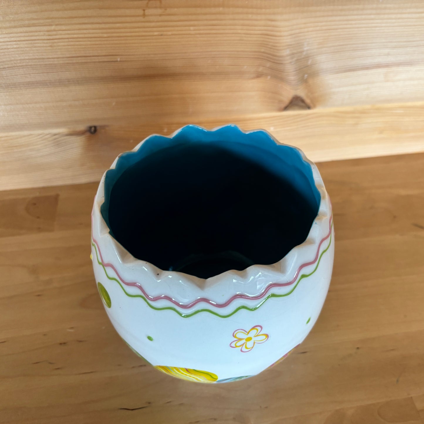 Påskepynt vintage - potteskjuler og påsketekstil