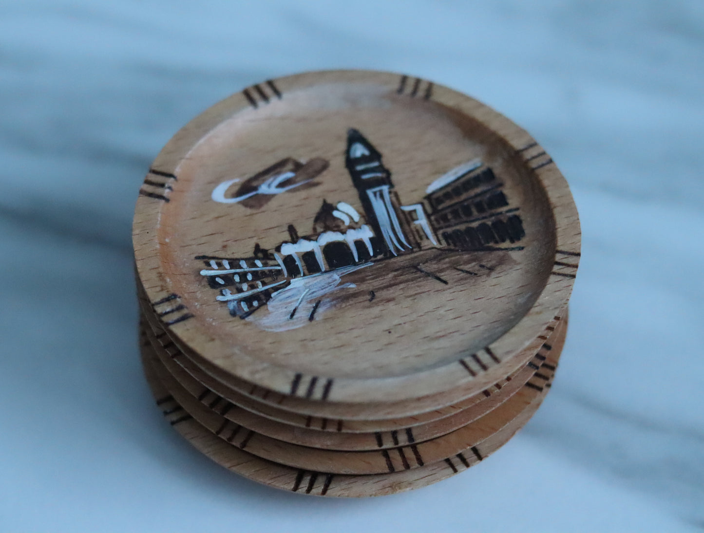 Glassbrikker - motiv fra Venezia