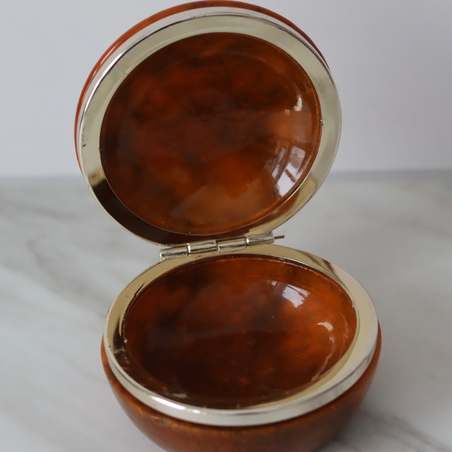 Smykkeskrin i alabast - vintage