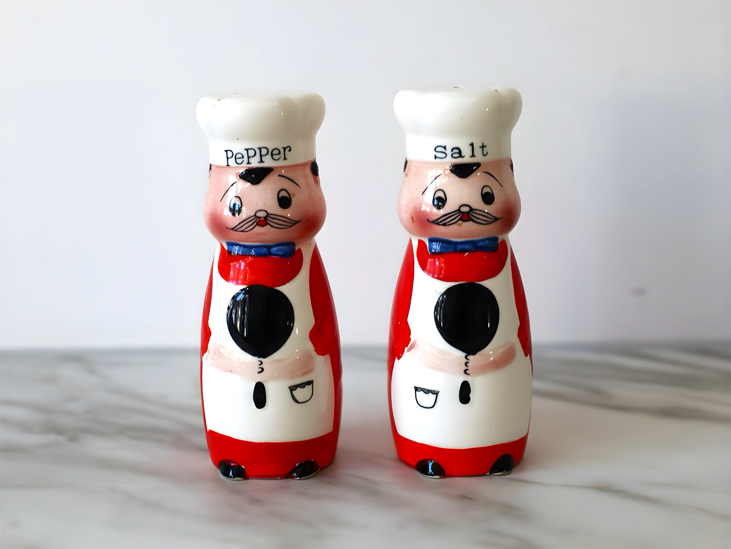 Salt- og pepperbøsse, retro