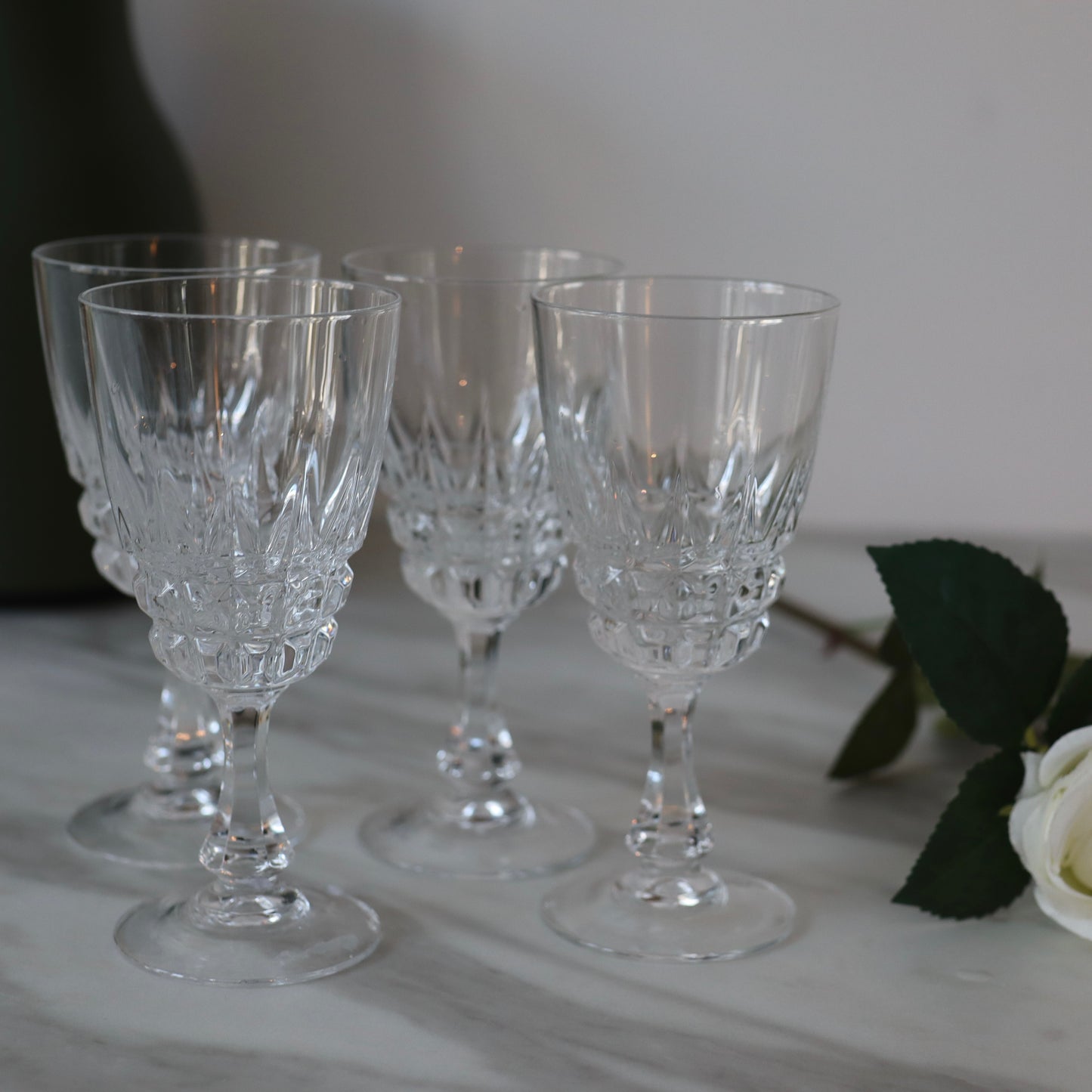 Vintageglass i krystall