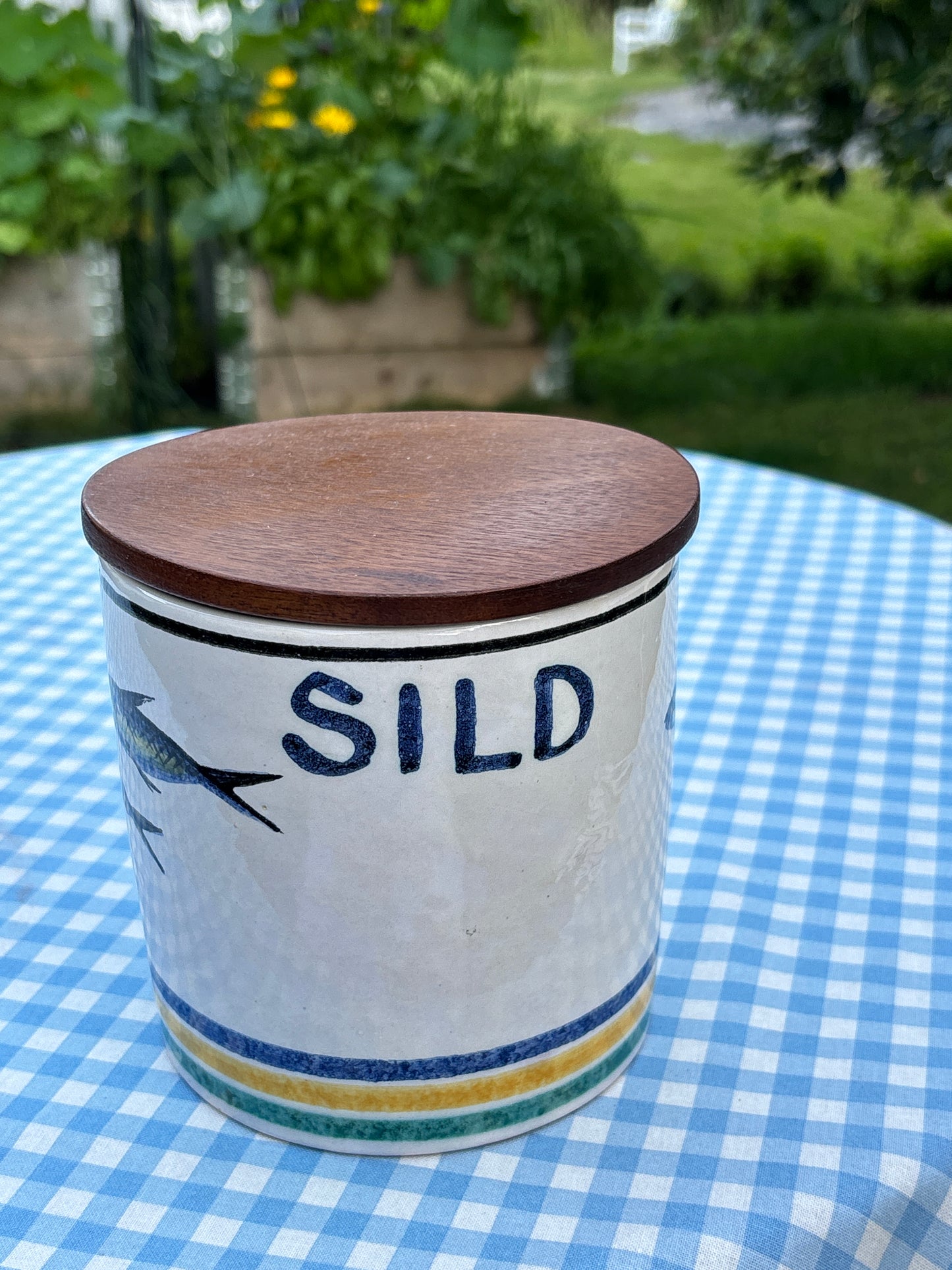 Sildekrukke vintage