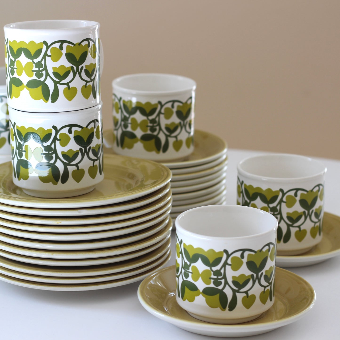 Retroservise fra Staffordshire Potteries