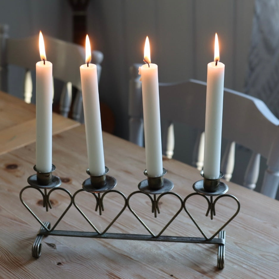 Adventstake i metall - secondhand