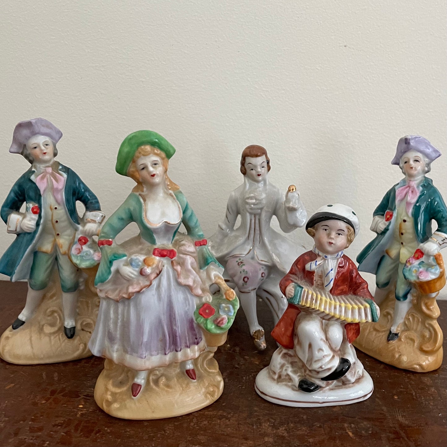Vintage figurer i Rokokko-stil