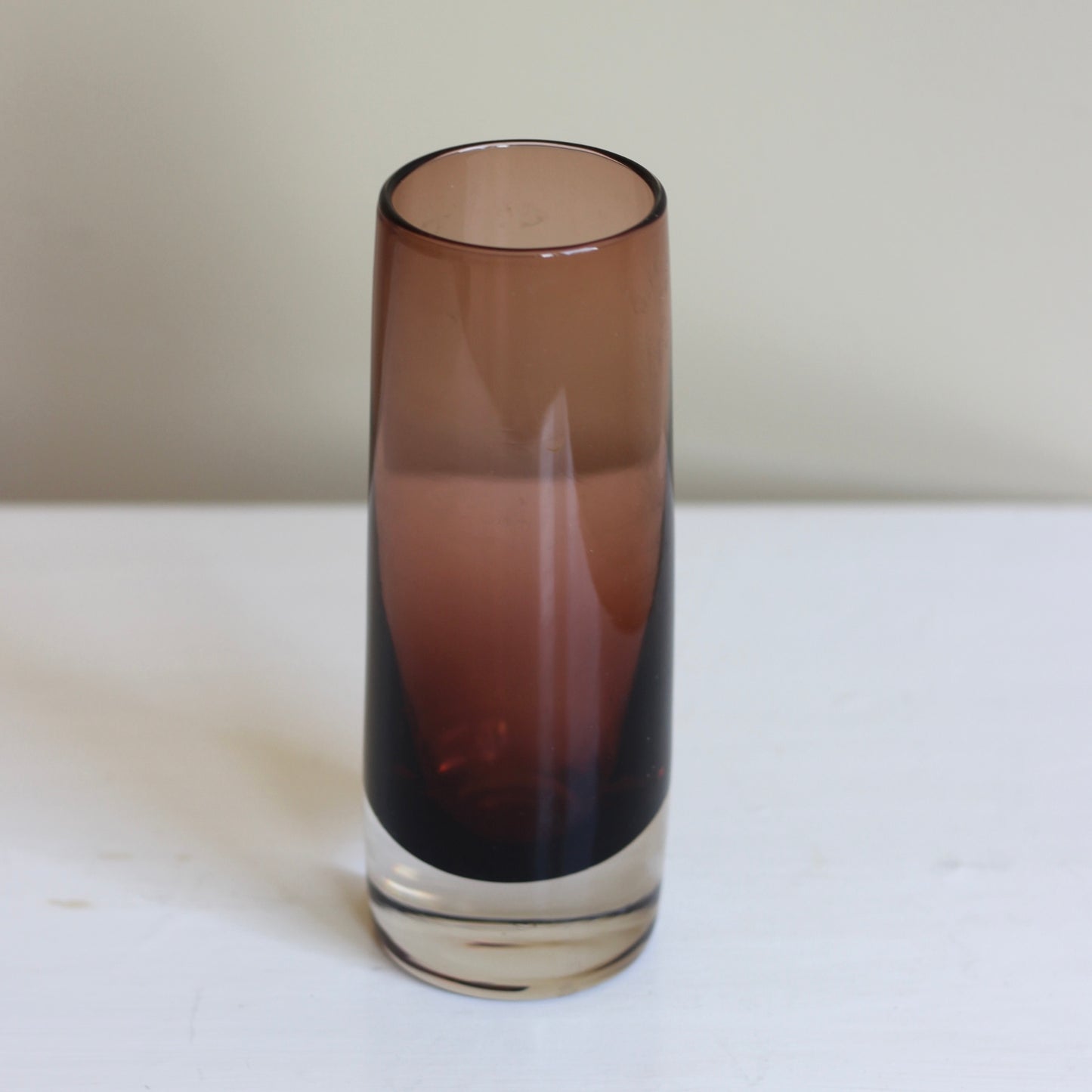 Retrovase i glass fra Hadeland glassverk