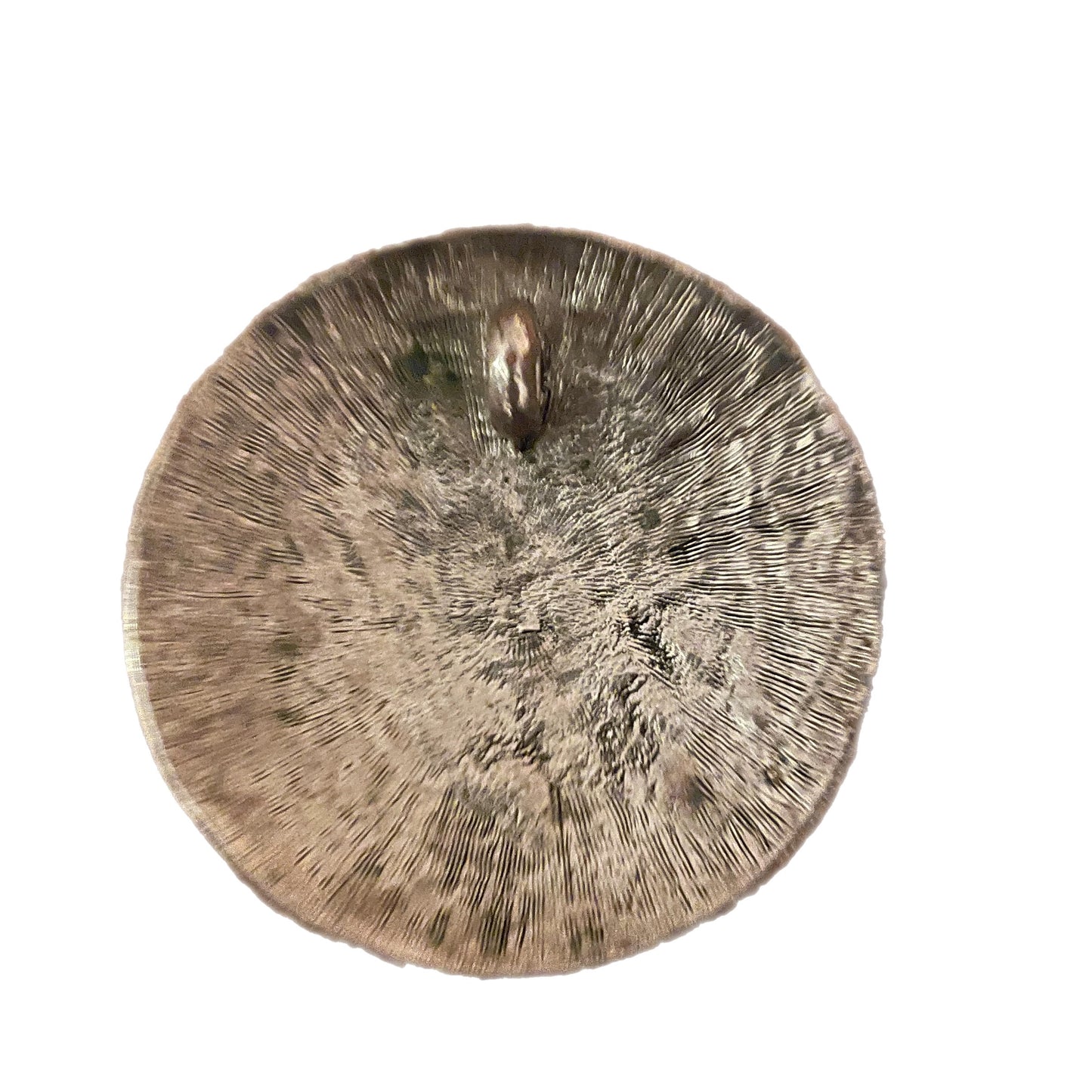 Vintage anheng i brun emalje