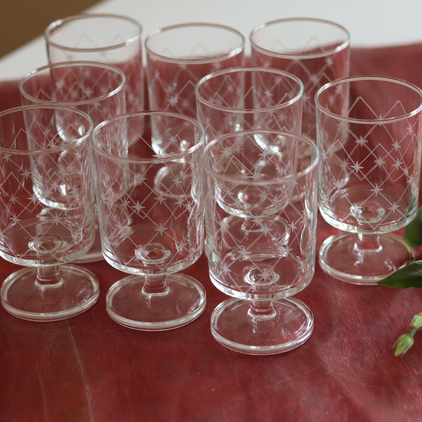 Luminarc Cavalier glass med stjernedekor