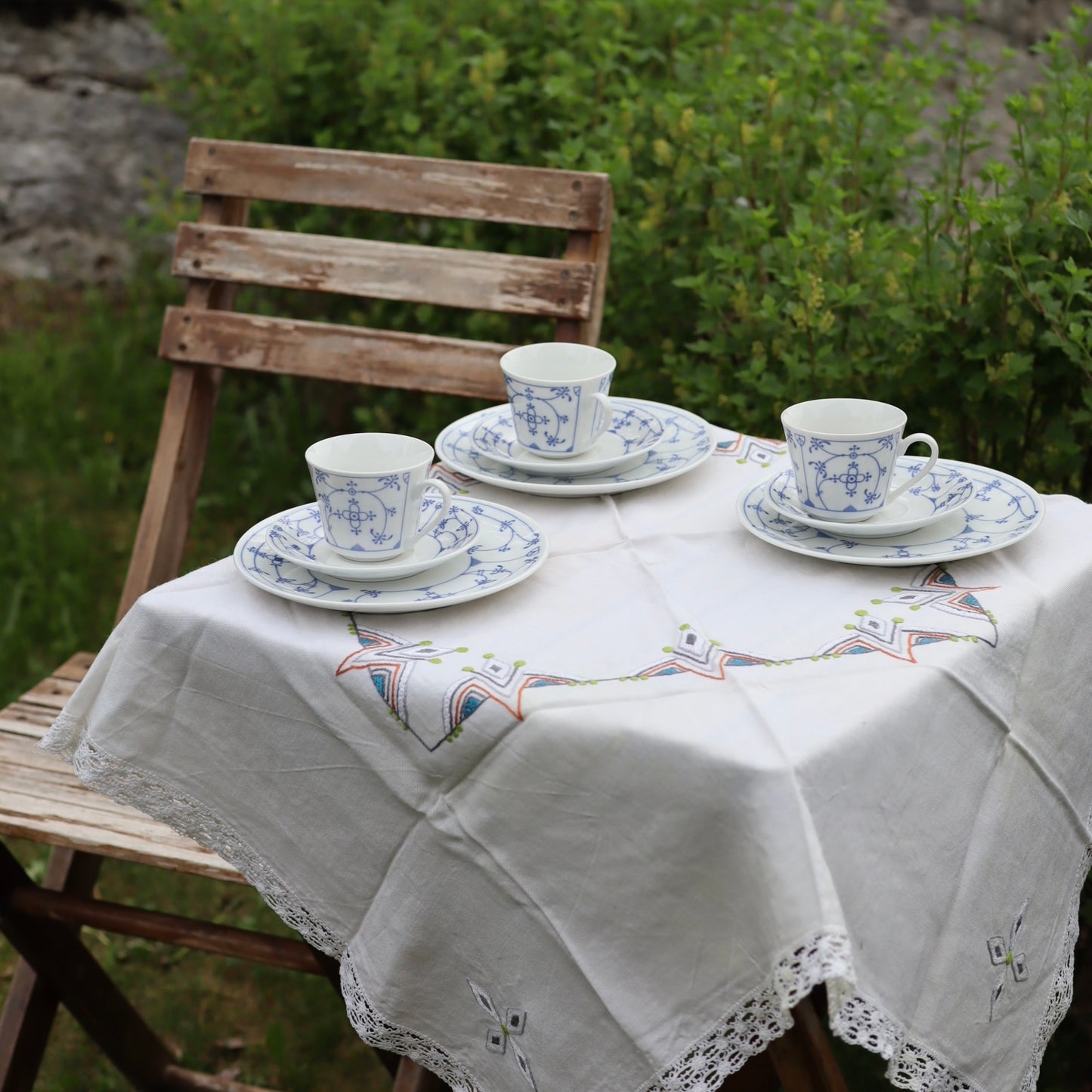 Duk til kaffebordet - vintage