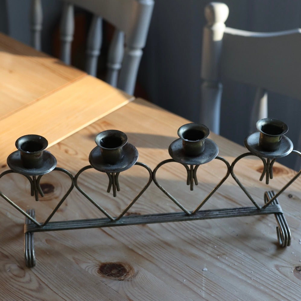 Adventstake i metall - secondhand