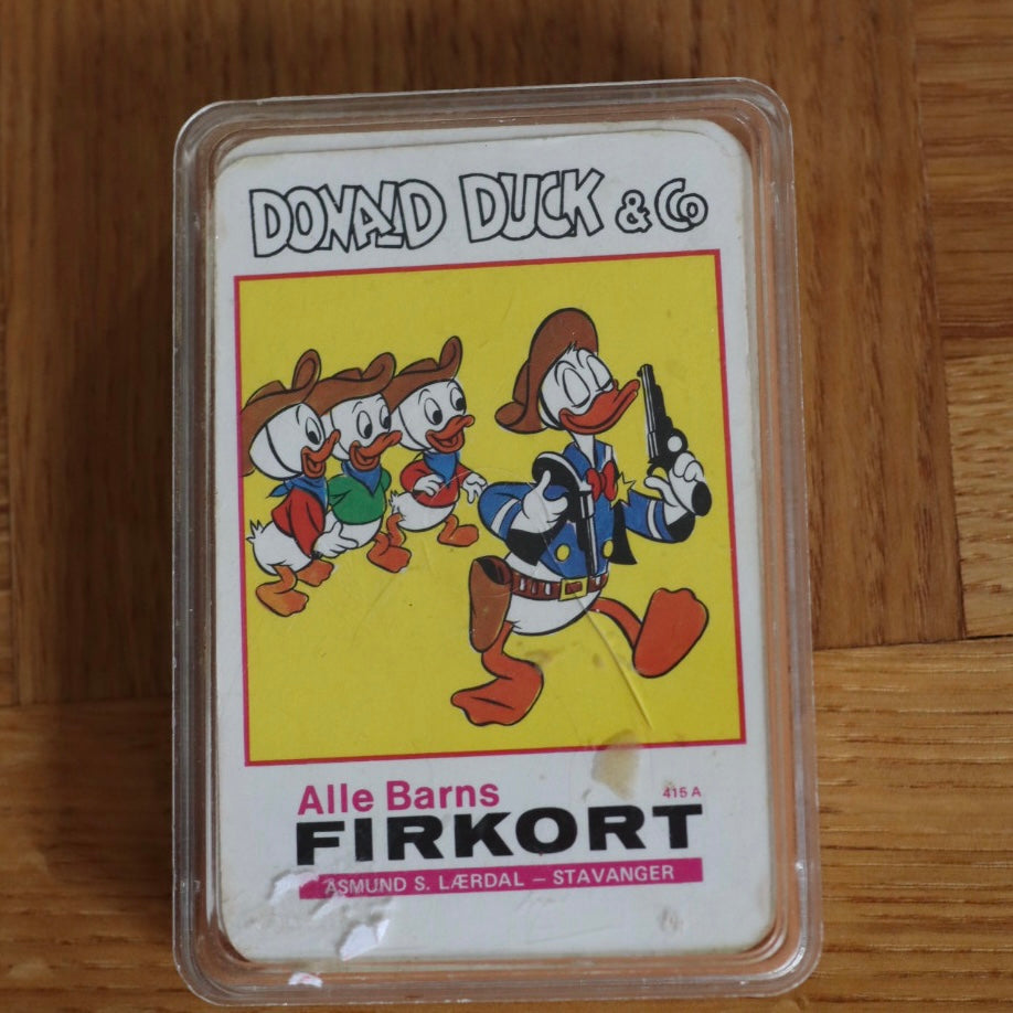 Firkort vintage - Donald Duck