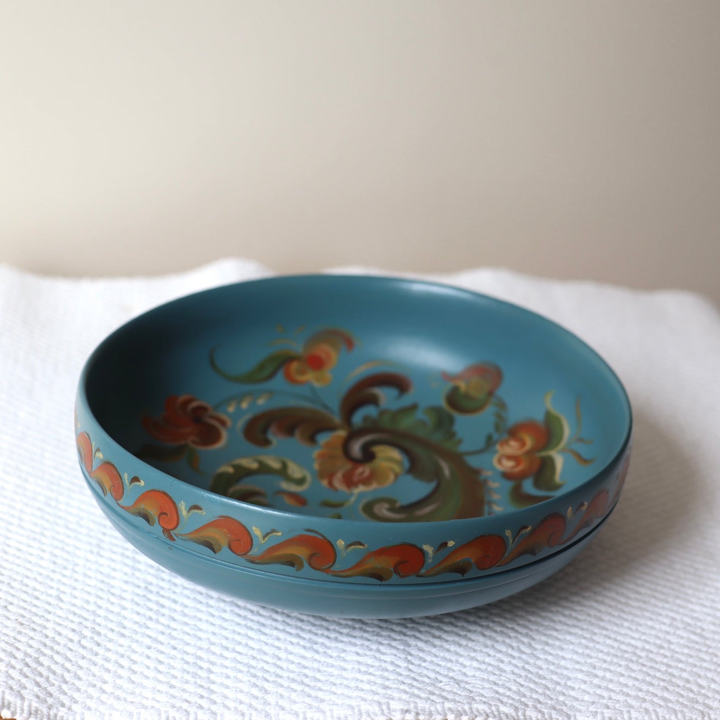 Rosemalt bolle - vintage