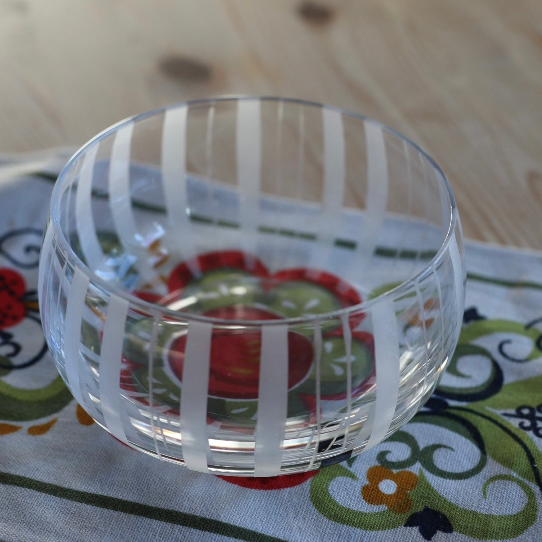 Glasskål fra Steninge slott