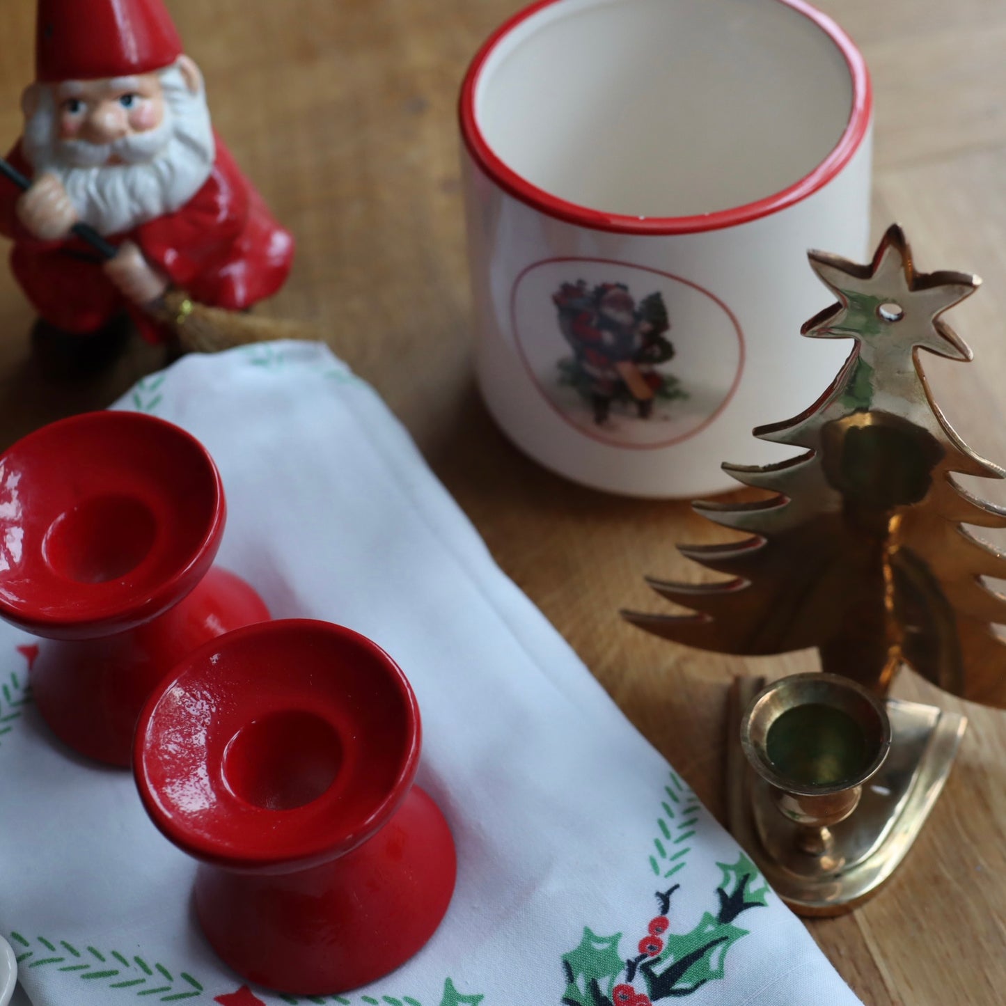 Lott med julepynt - secondhand