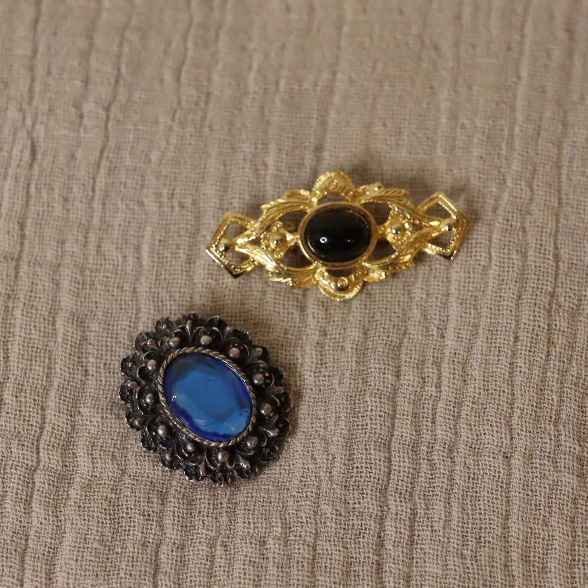 Håndvifte og bijouteri - vintage