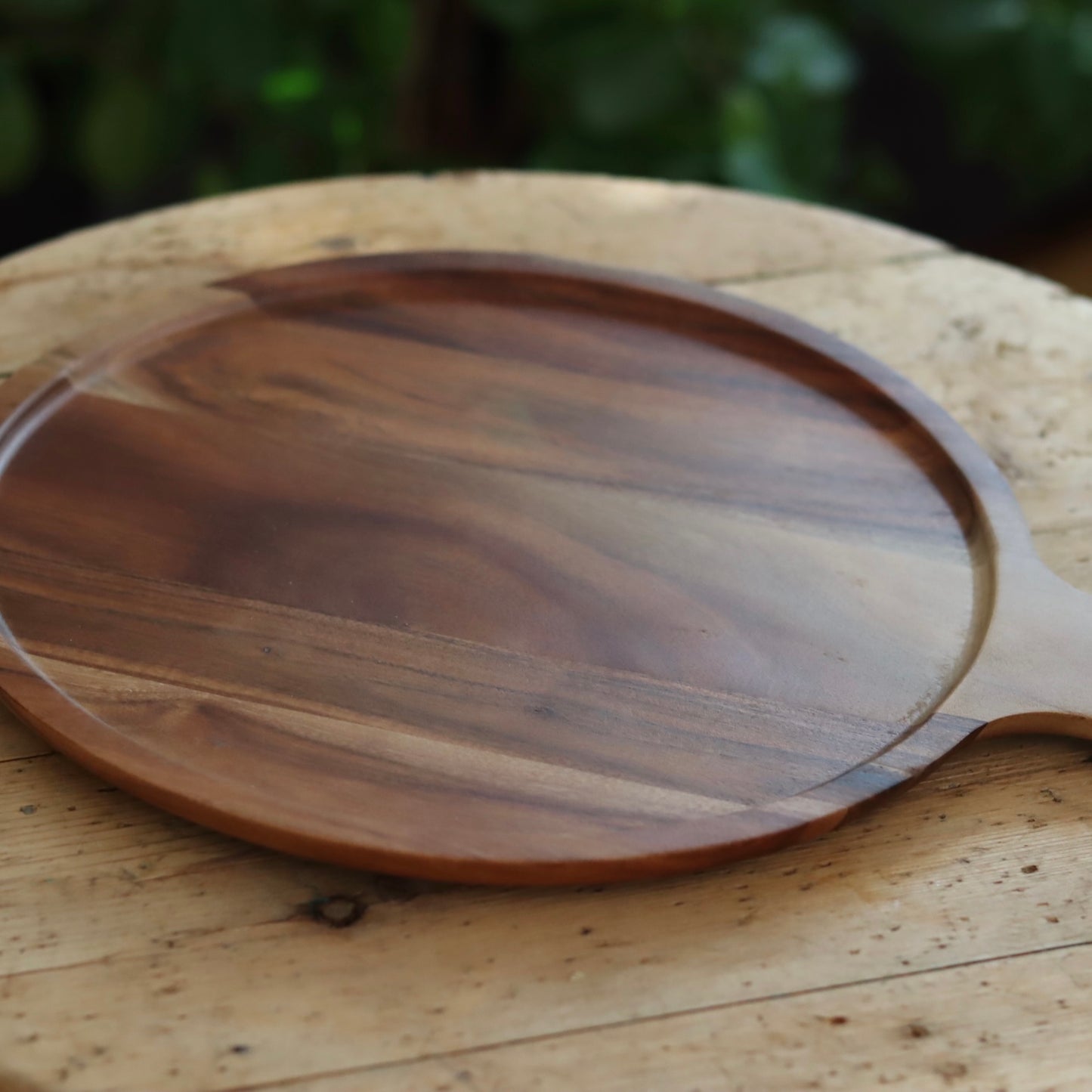Serveringsfat i akasietre - secondhand