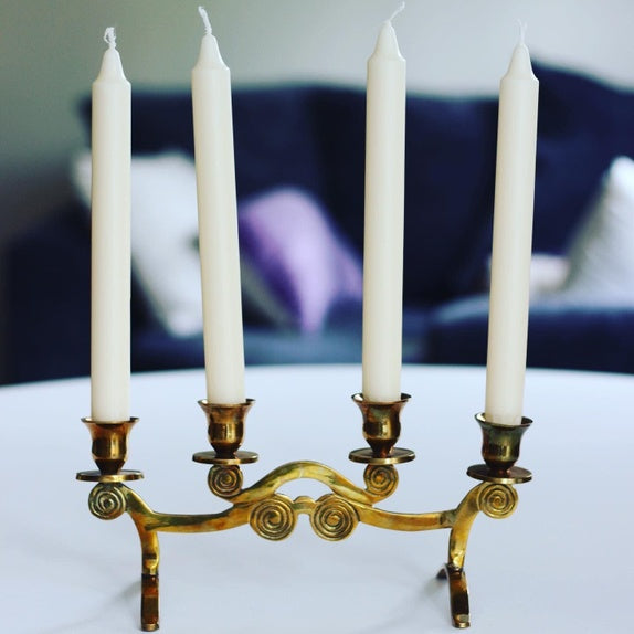 Adventsstake i messing