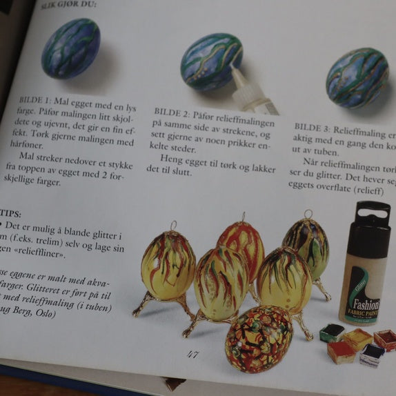 Bok om å male på egg