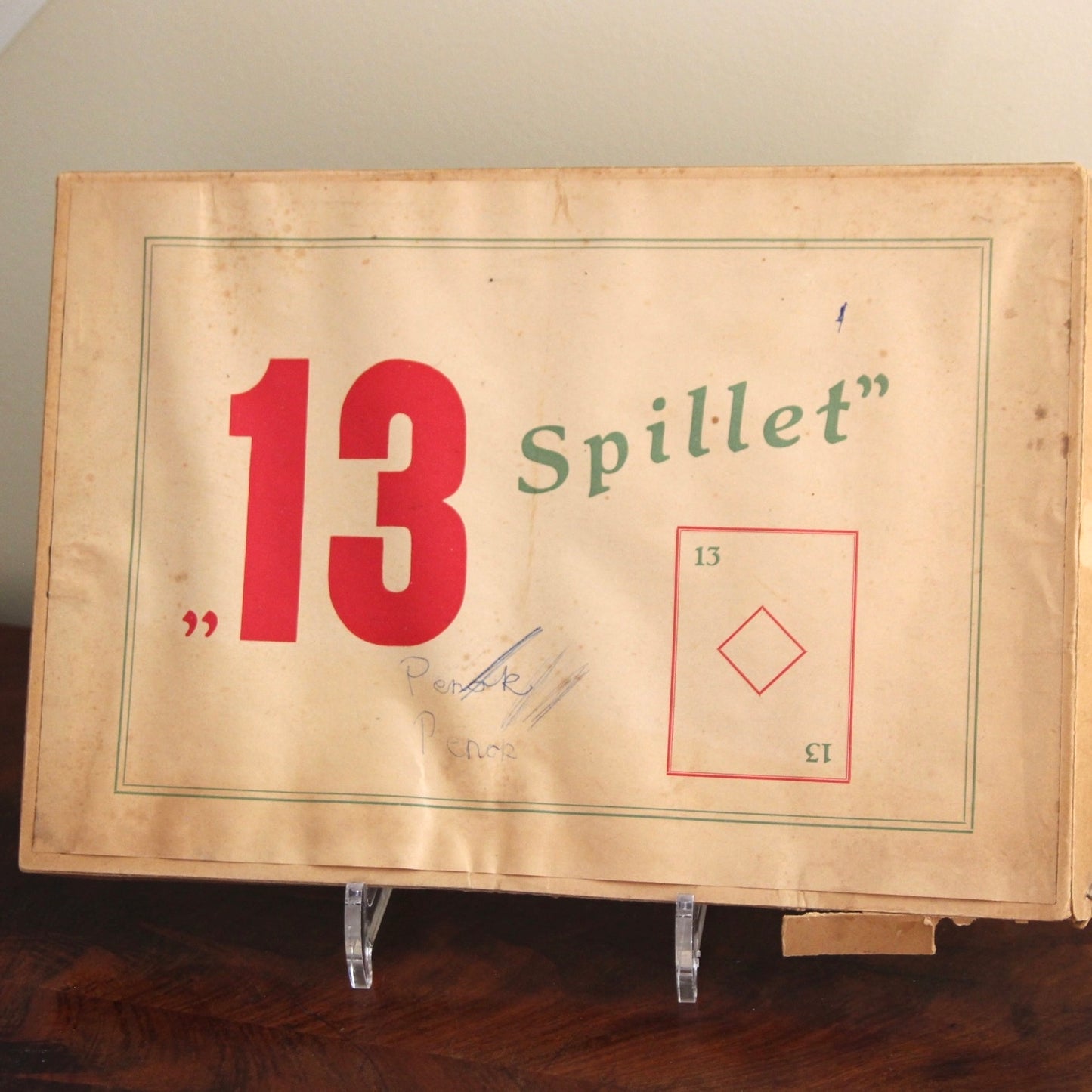 Vintage spill - 13 spillet