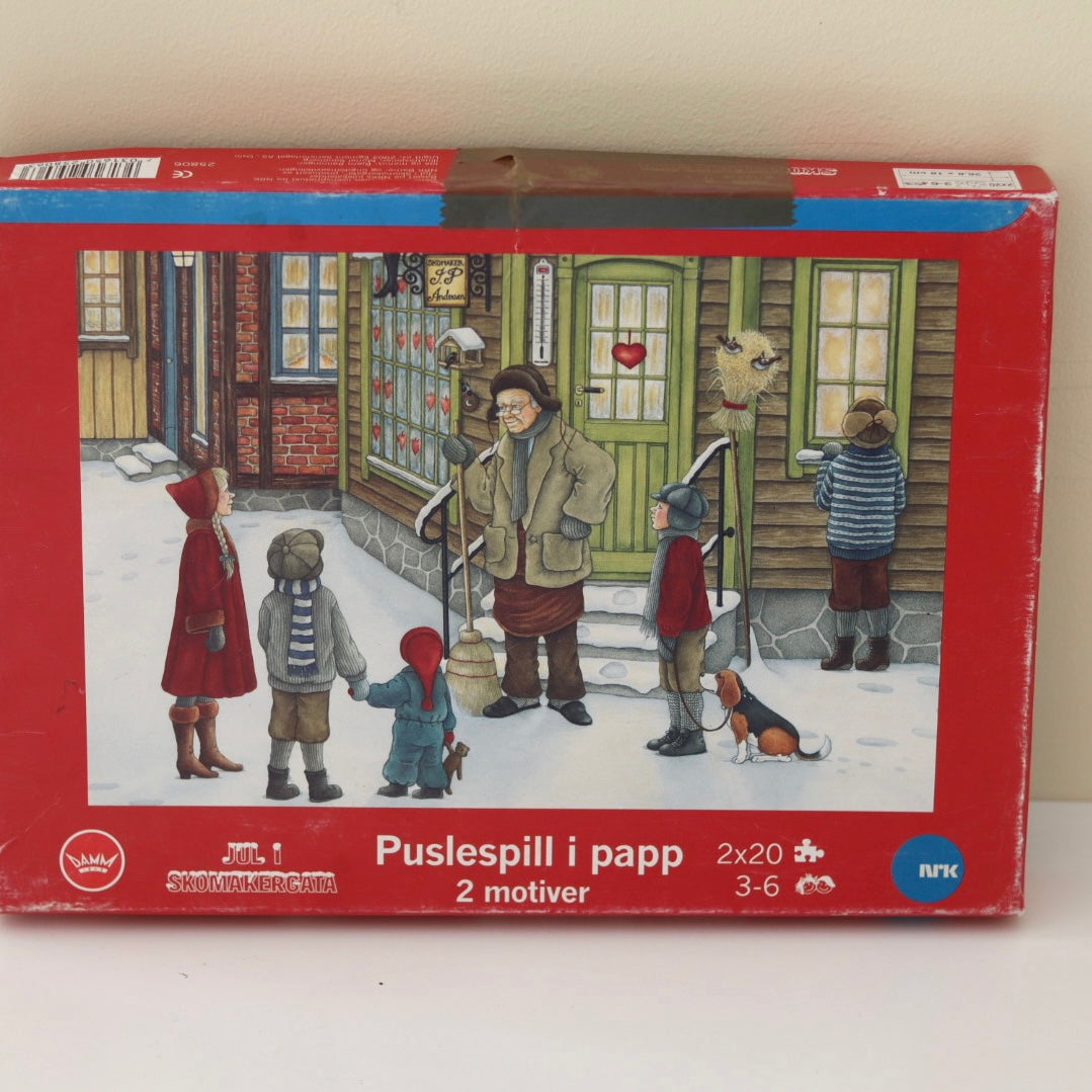 Jul i Skomakergata - puslespill
