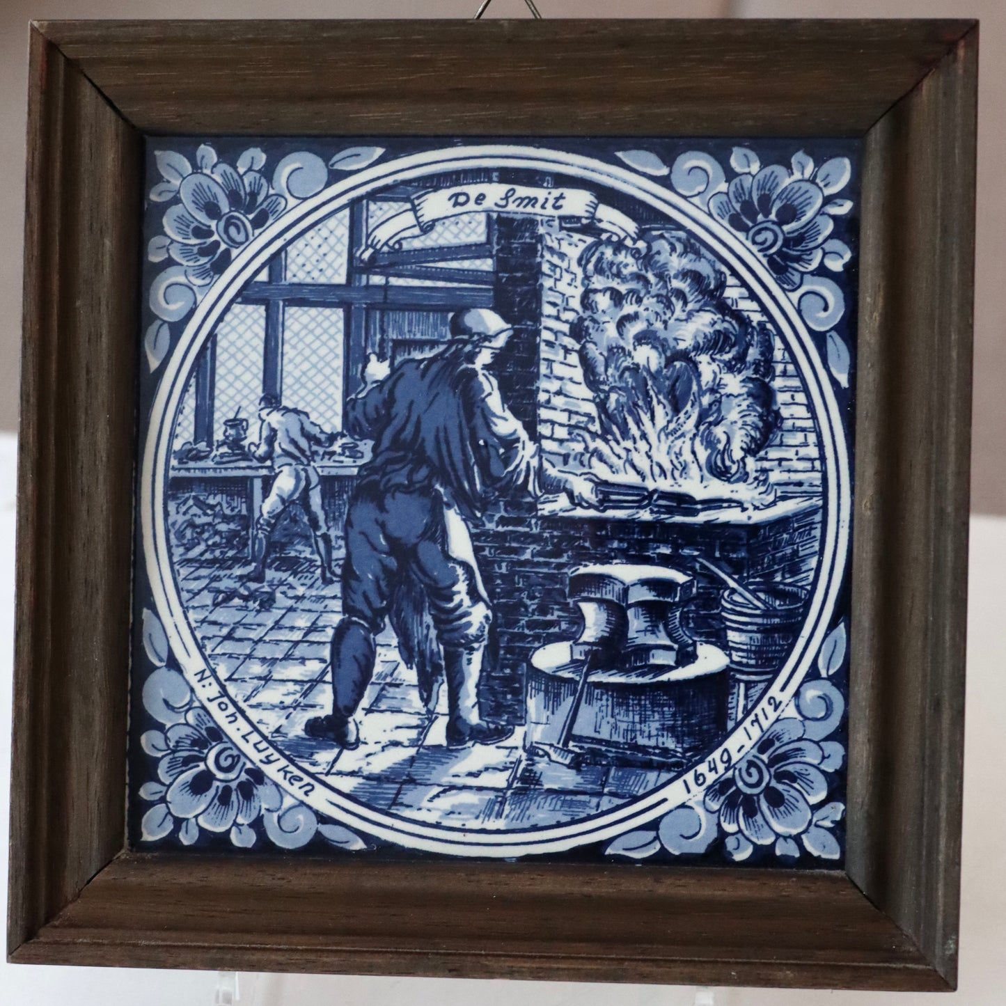 Vintage kjøkkenbilder fra Delft porselen