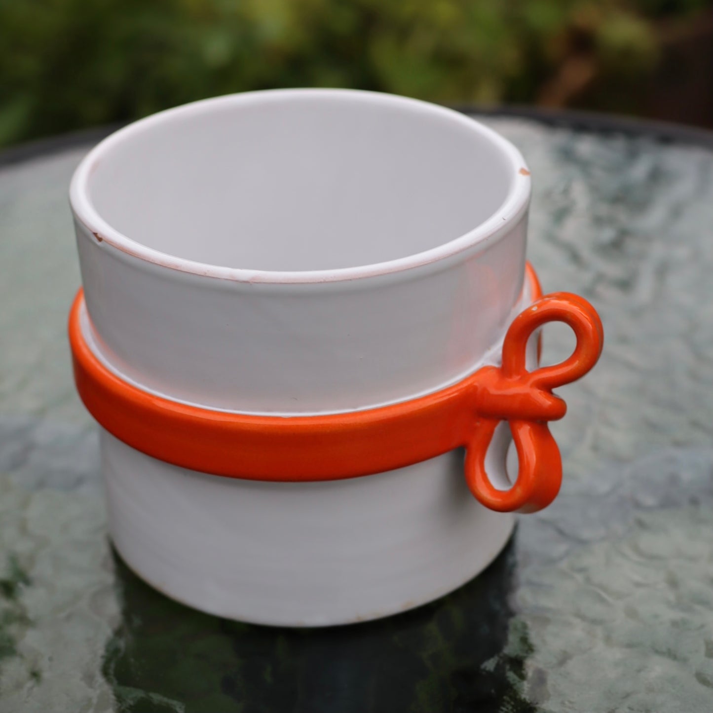 Orange retro potteskjuler, italiensk
