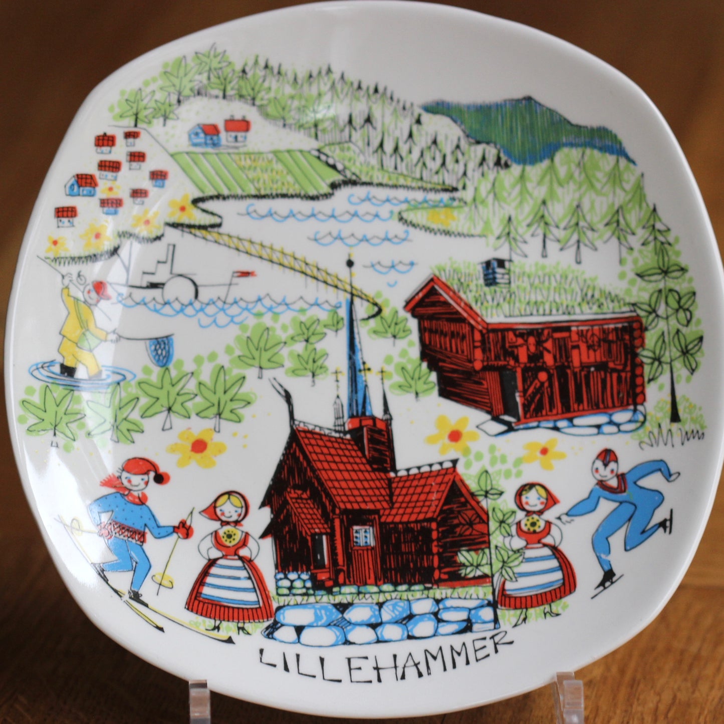 Vintage platte fra Stavangerflint