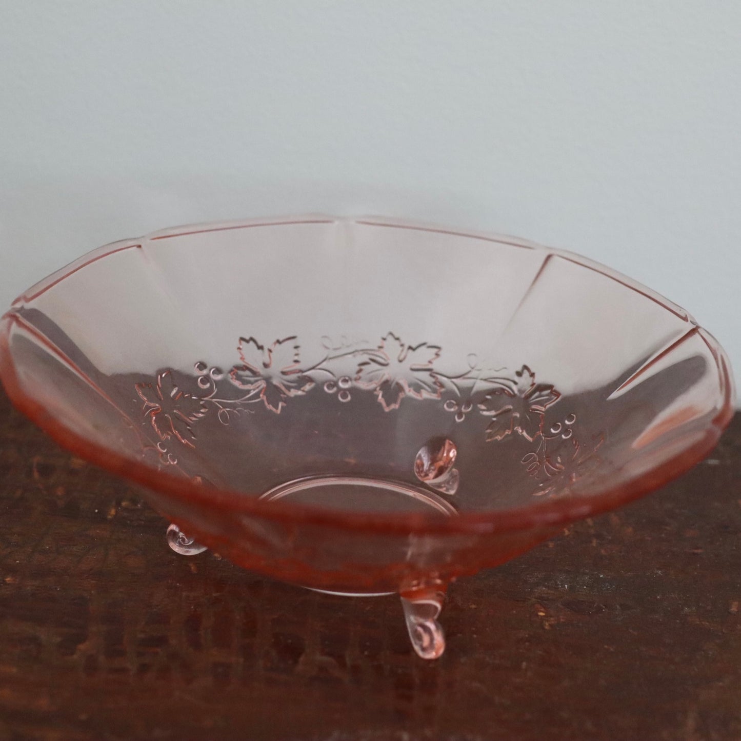 Dessertskål i pressglass