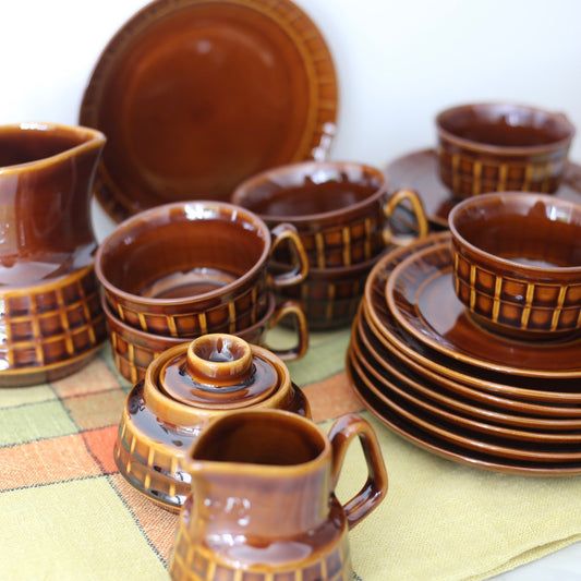 Vintage polsk kaffeservise «Sylwia / Kratka» – Pruszków, 1960/70-tallet