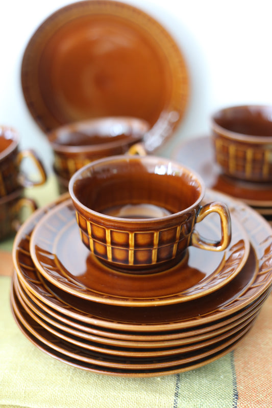 Vintage polsk kaffeservise «Sylwia / Kratka» – Pruszków, 1960/70-tallet