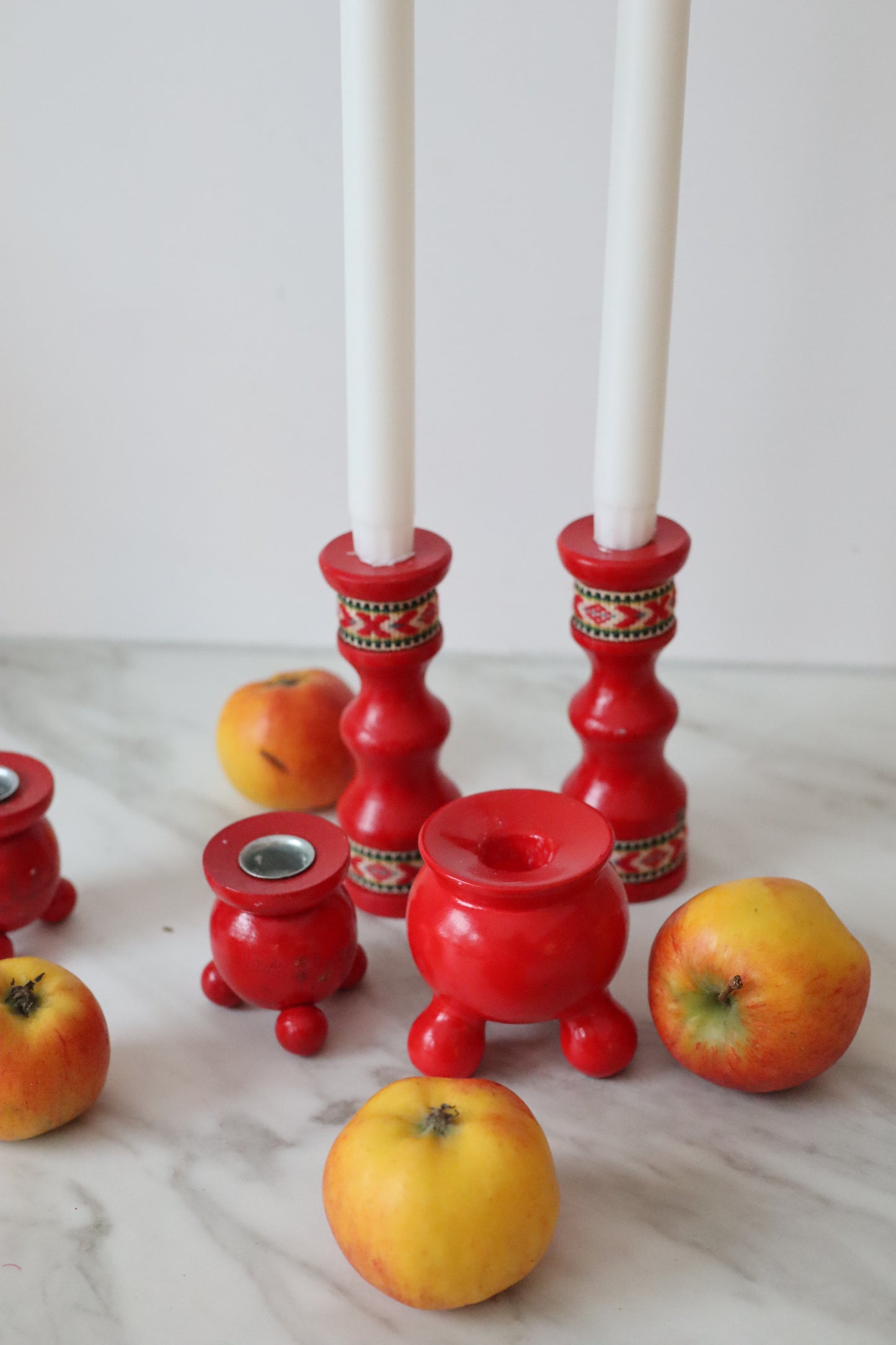 Vintage julelysestaker